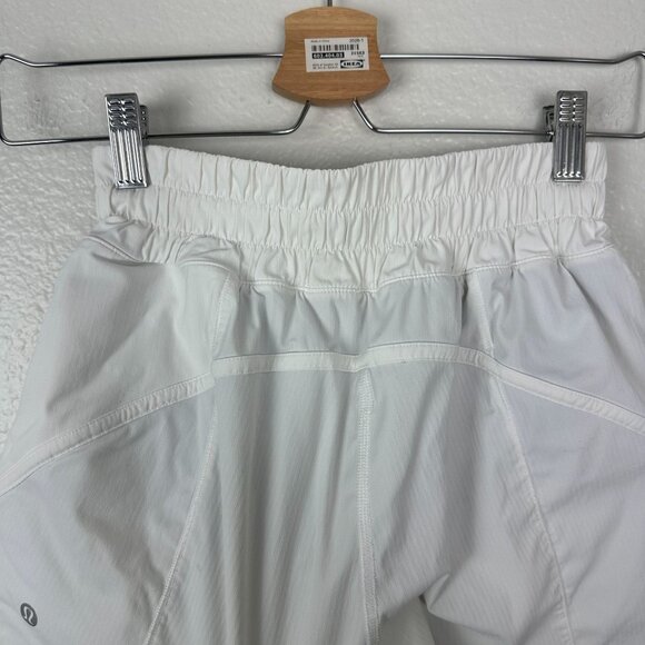 Lululemon Track That Short 5" 4 White Swift Ultra Stretch Athletic Activewear - Picture 8 of 10